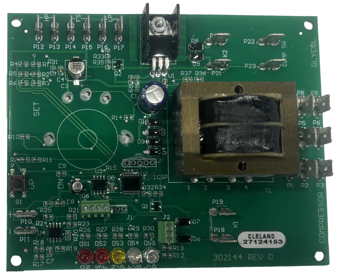 CONTROL BOARD GC VERSION 3 GLYCOL CHILLER