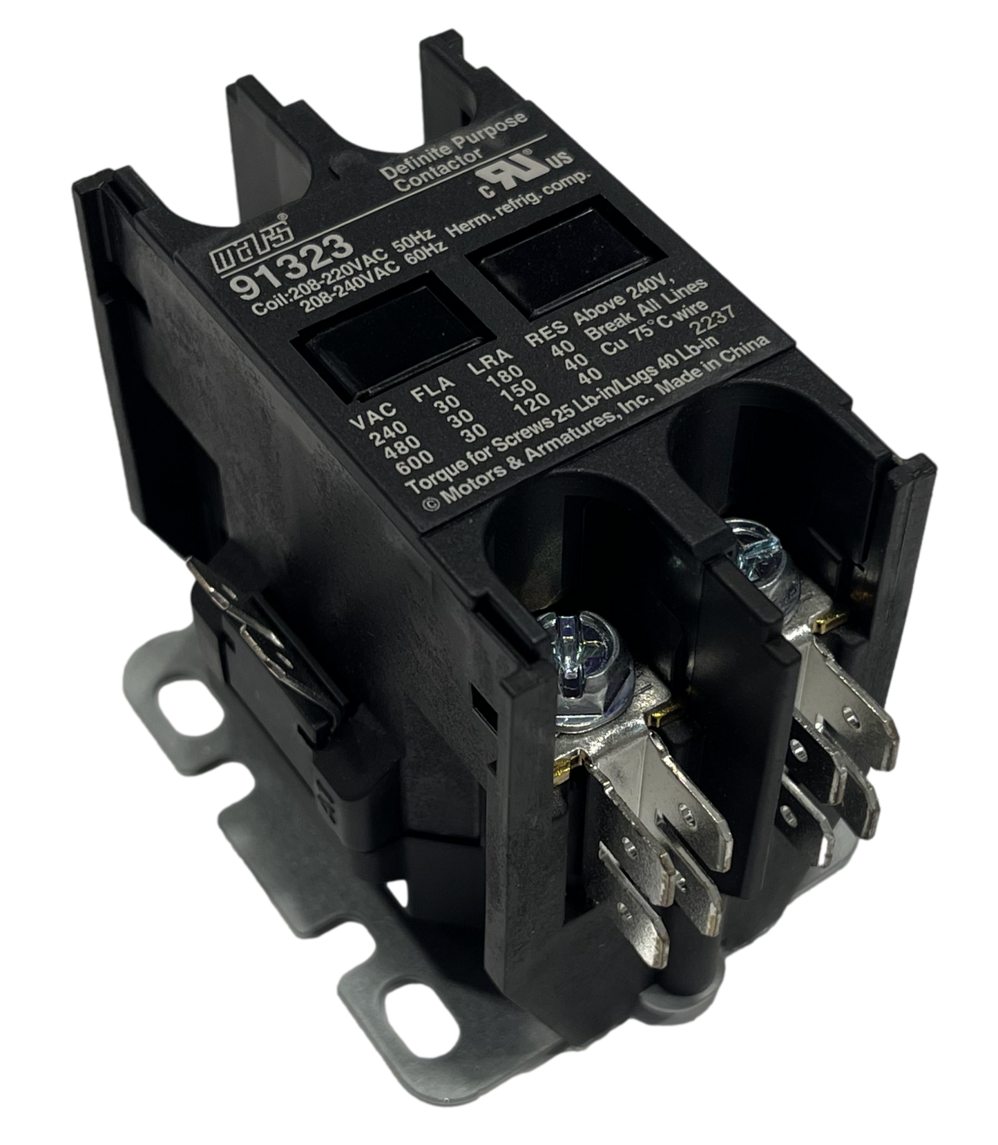 CONTACTOR 2 POLES 208-240V