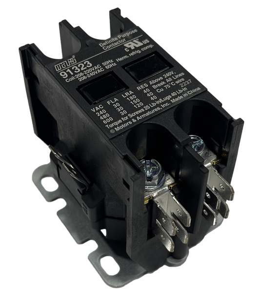 CONTACTOR 2 POLES 208-240V